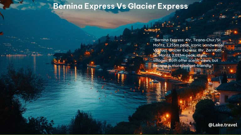 Bernina Express vs Glacier Express