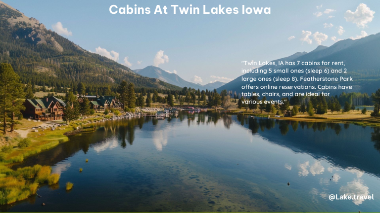 Cabins at Twin Lakes Iowa