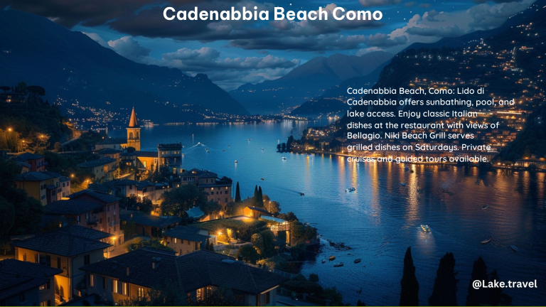 Cadenabbia Beach Como