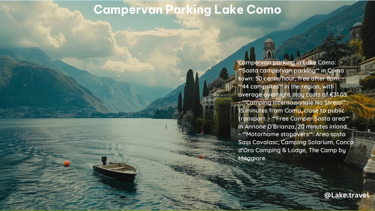 Campervan Parking Lake Como