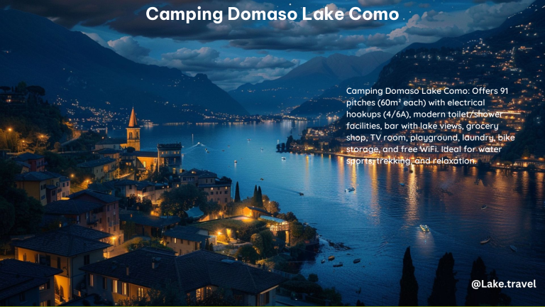 Camping Domaso Lake Como