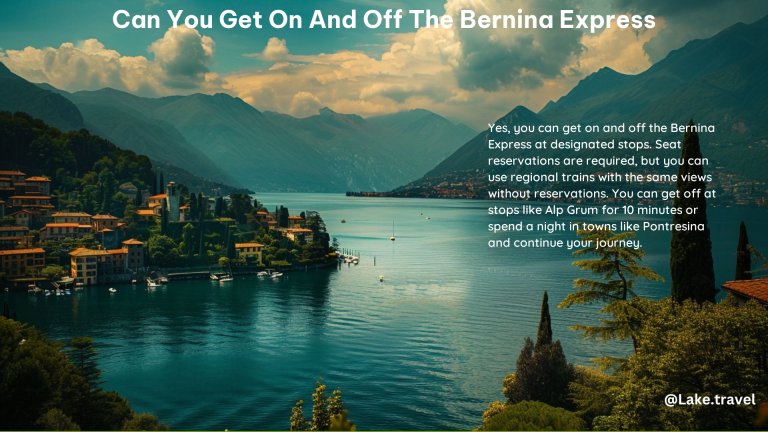 Can You Get on and off the Bernina Express