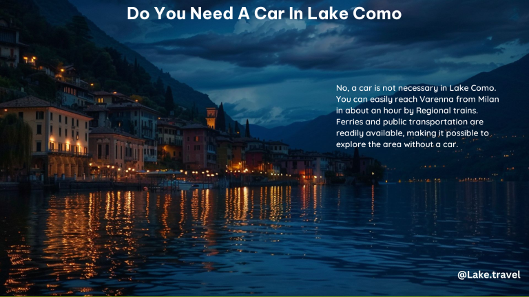 Do You Need a Car in Lake Como