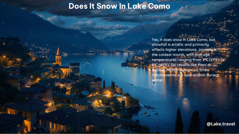 Does It Snow in Lake Como