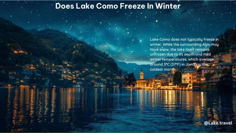 Does Lake Como Freeze in Winter