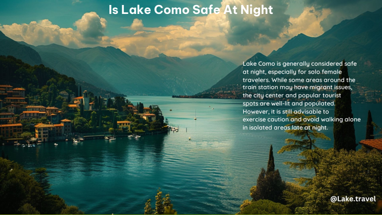 Is Lake Como Safe at Night