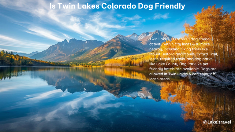 Is Twin Lakes Colorado Dog Friendly