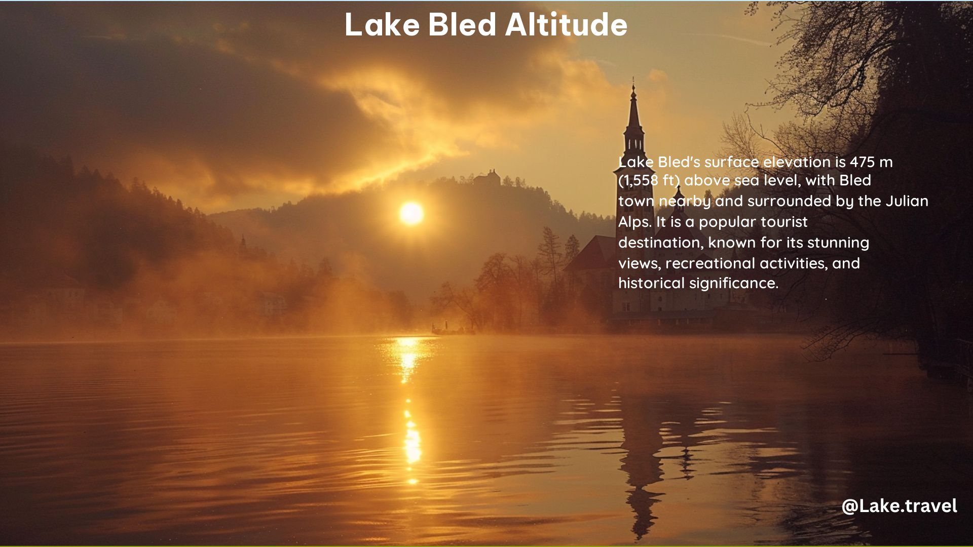 Lake Bled Altitude