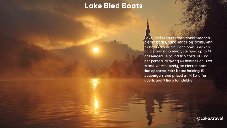 Lake Bled Boats