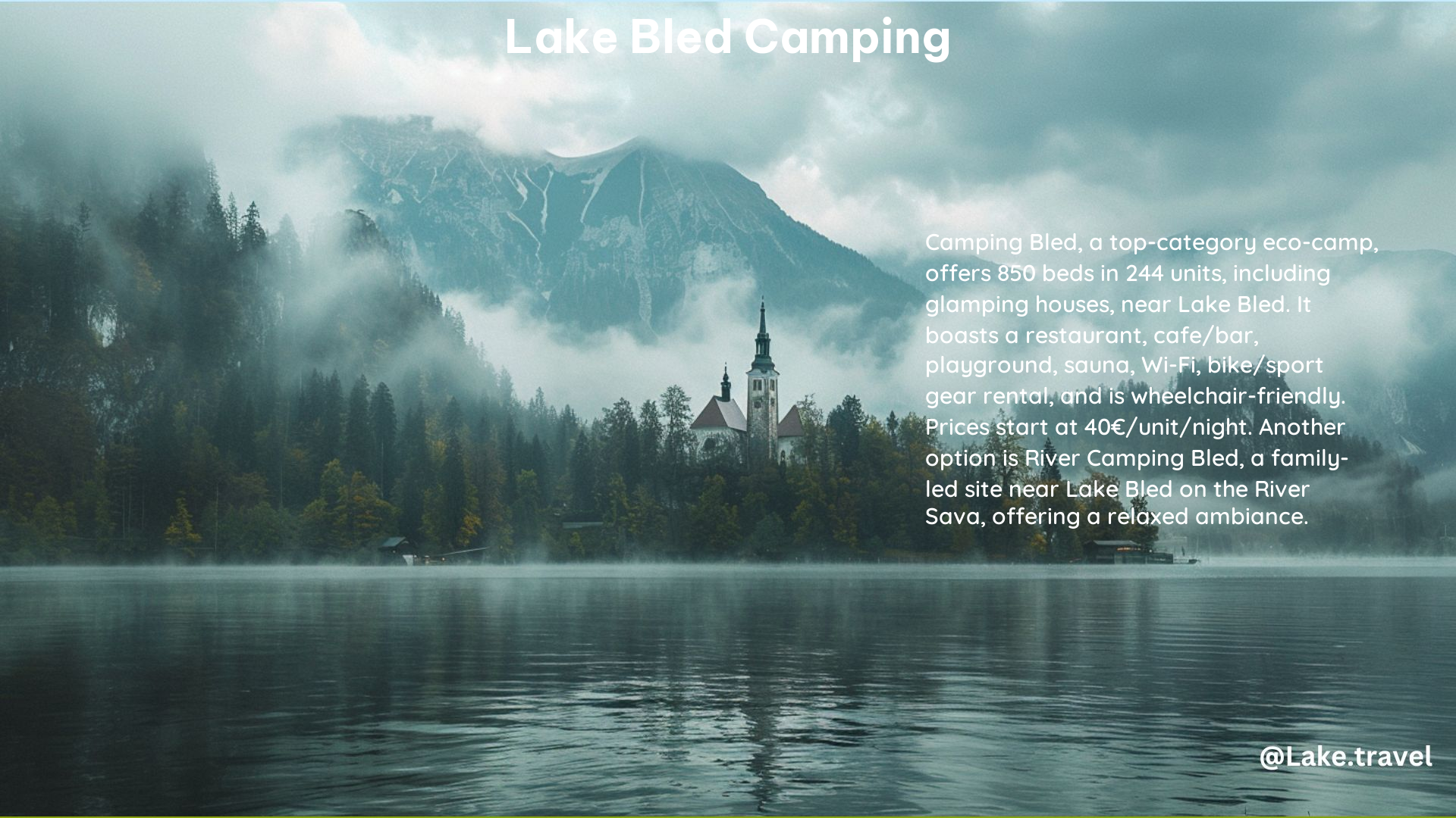 Lake Bled Camping