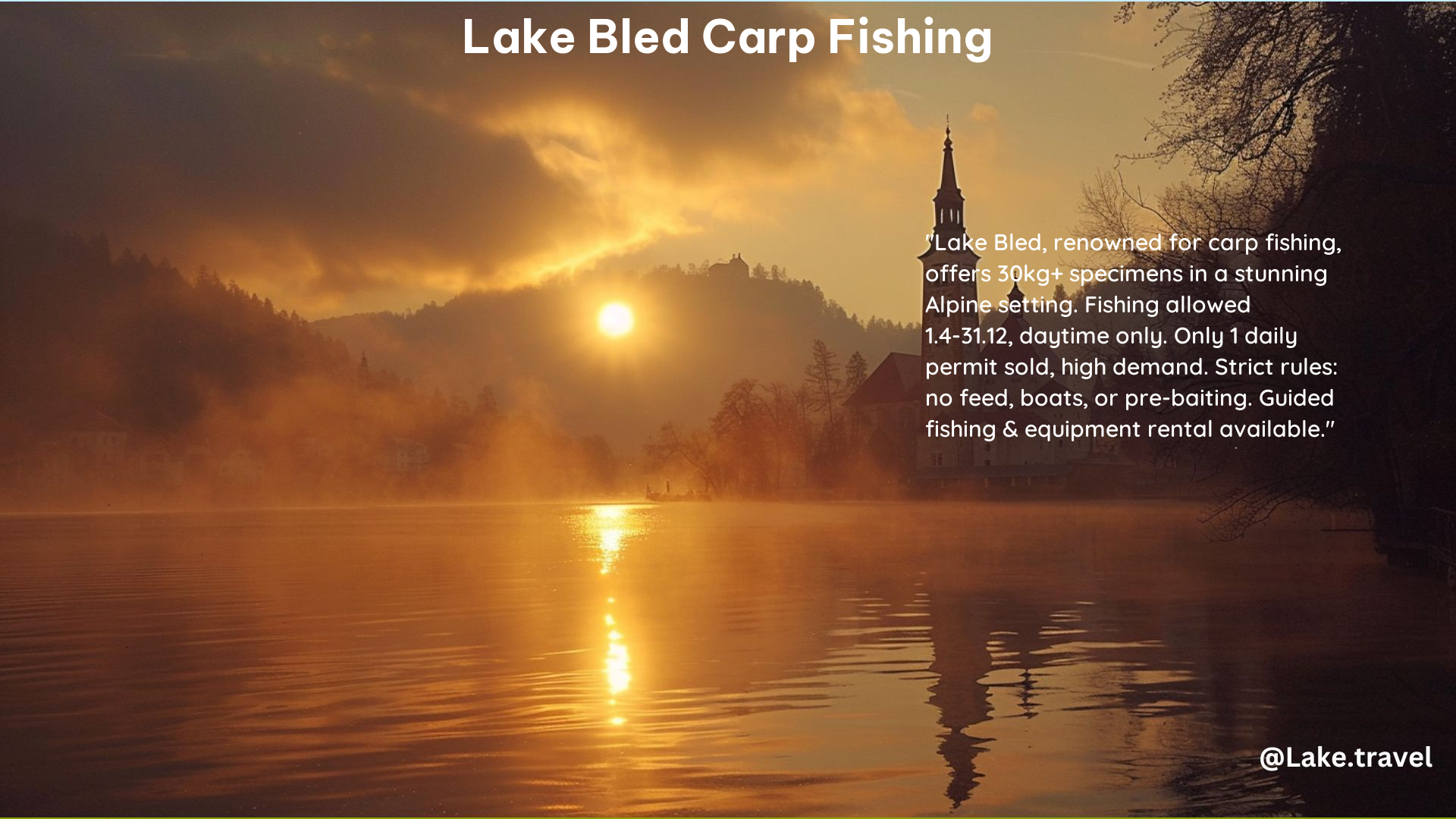 Lake Bled Carp Fishing