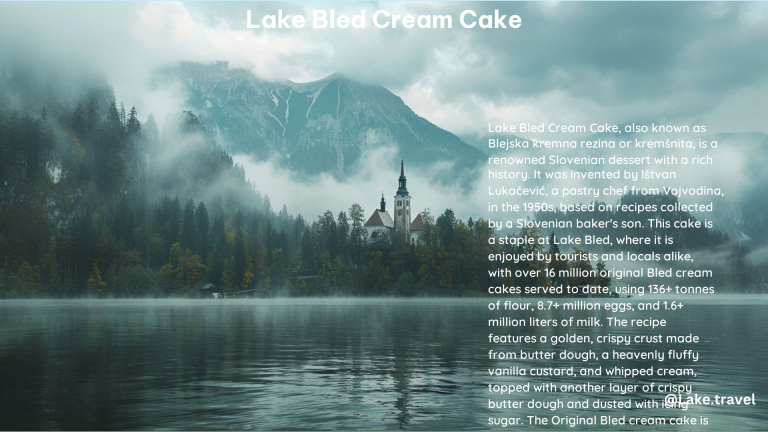 Lake Bled Cream Cake