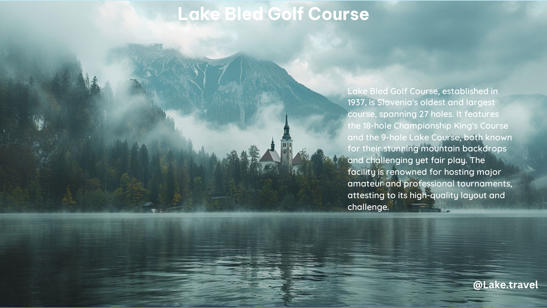 Lake Bled Golf Course