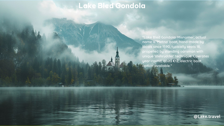 Lake Bled Gondola