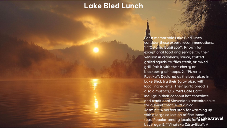 Lake Bled Lunch