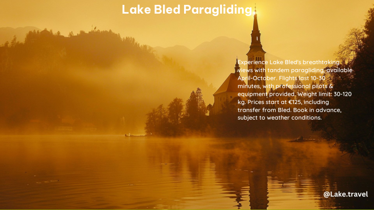 Lake Bled Paragliding