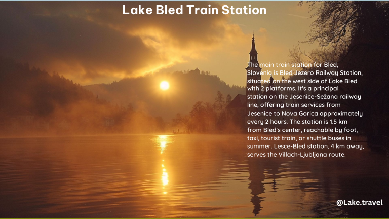 Lake Bled Train Station