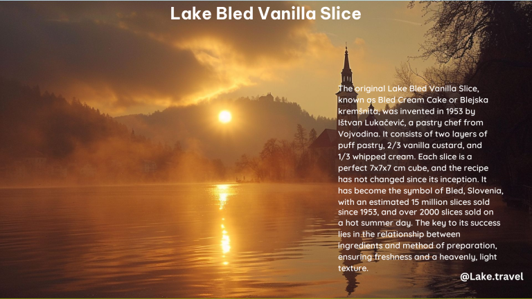 Lake Bled Vanilla Slice