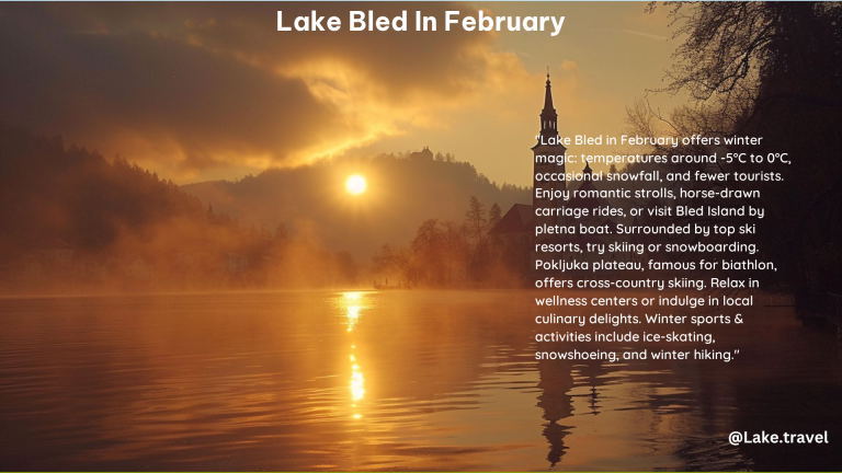 Lake Bled in February