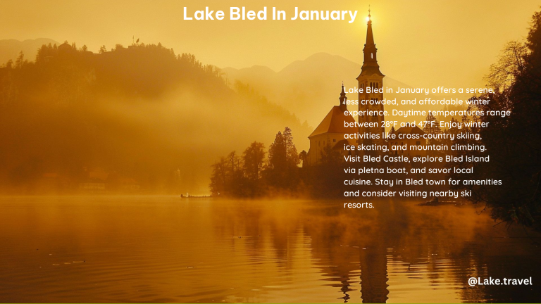 Lake Bled in January