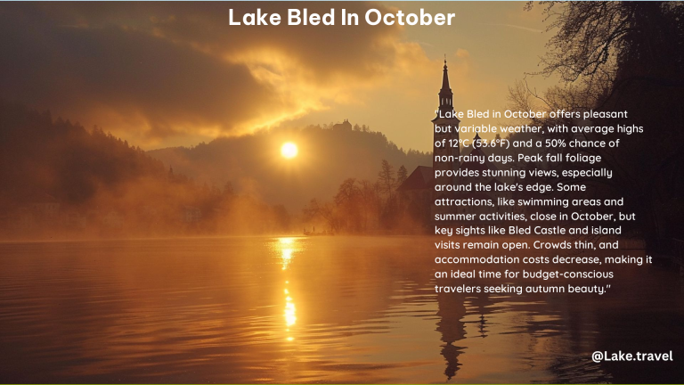 Lake Bled in October