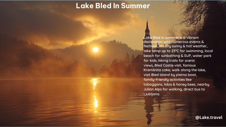 Lake Bled in Summer