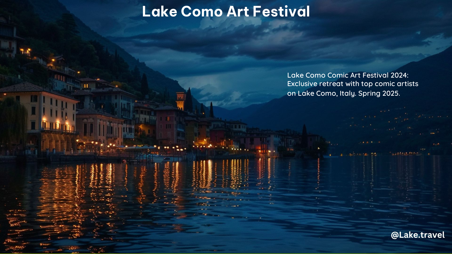 Lake Como Art Festival