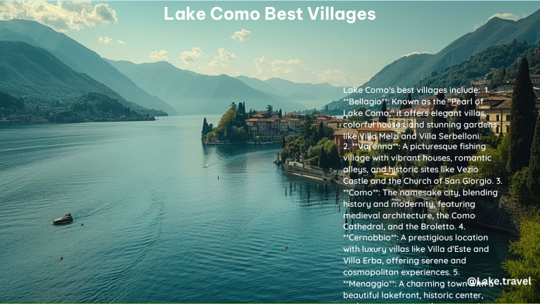 Lake Como Best Villages