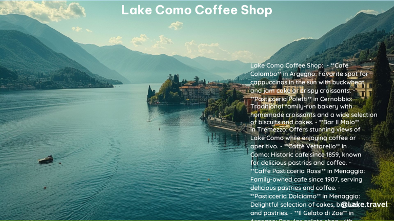 Lake Como Coffee Shop