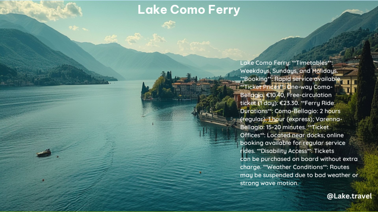 Lake Como Ferry