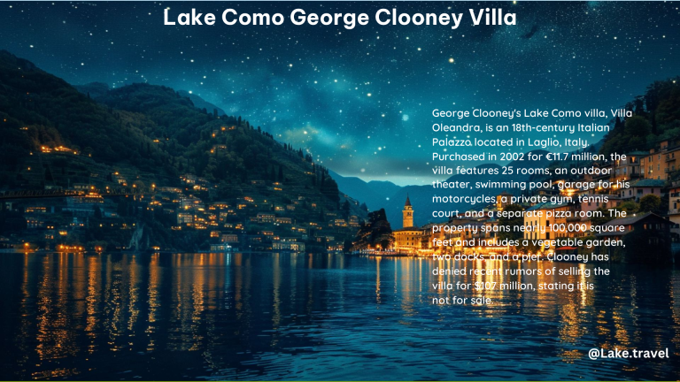 Lake Como George Clooney Villa