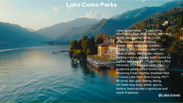 Lake Como Parks