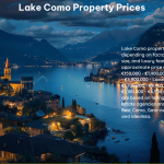 Lake Como Property Prices