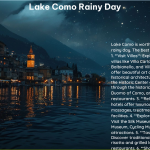 Lake Como Rainy Day