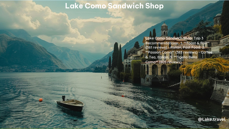 Lake Como Sandwich Shop