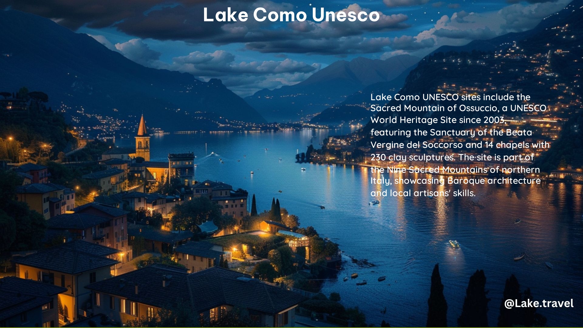 Lake Como Unesco