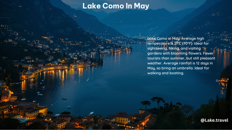 Lake Como in May