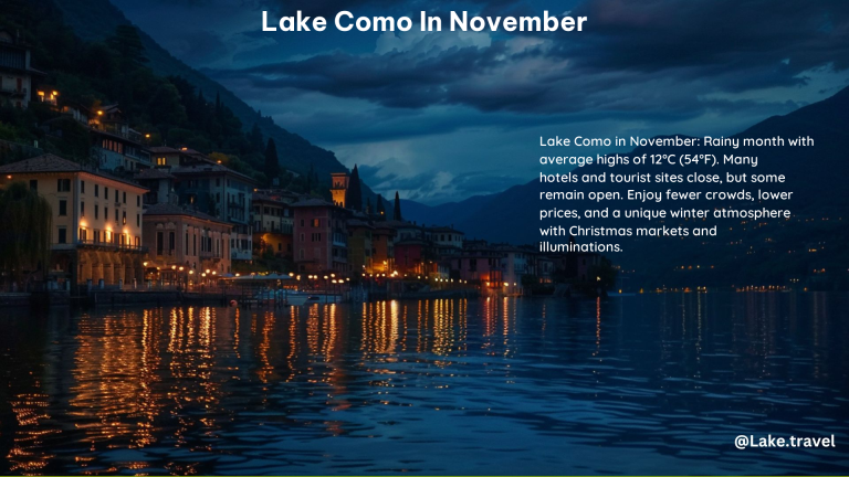 Lake Como in November