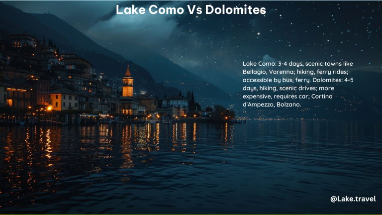 Lake Como vs Dolomites