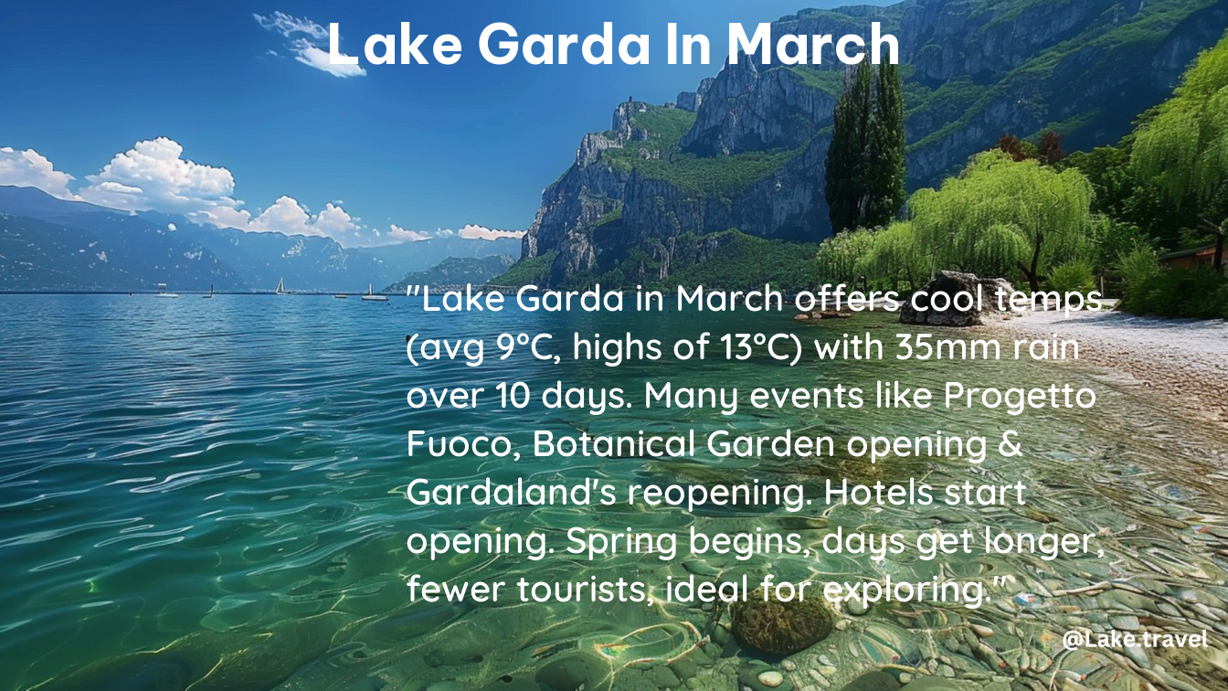 Lake Garda in March