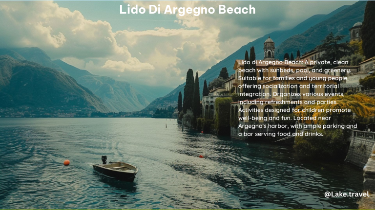 Lido DI Argegno Beach