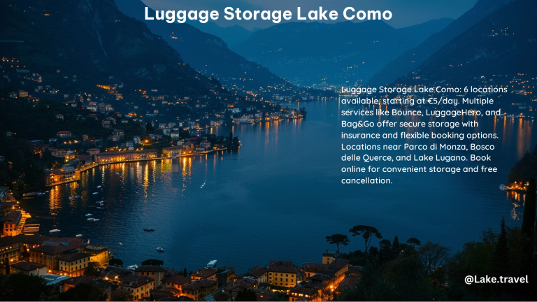 Luggage Storage Lake Como