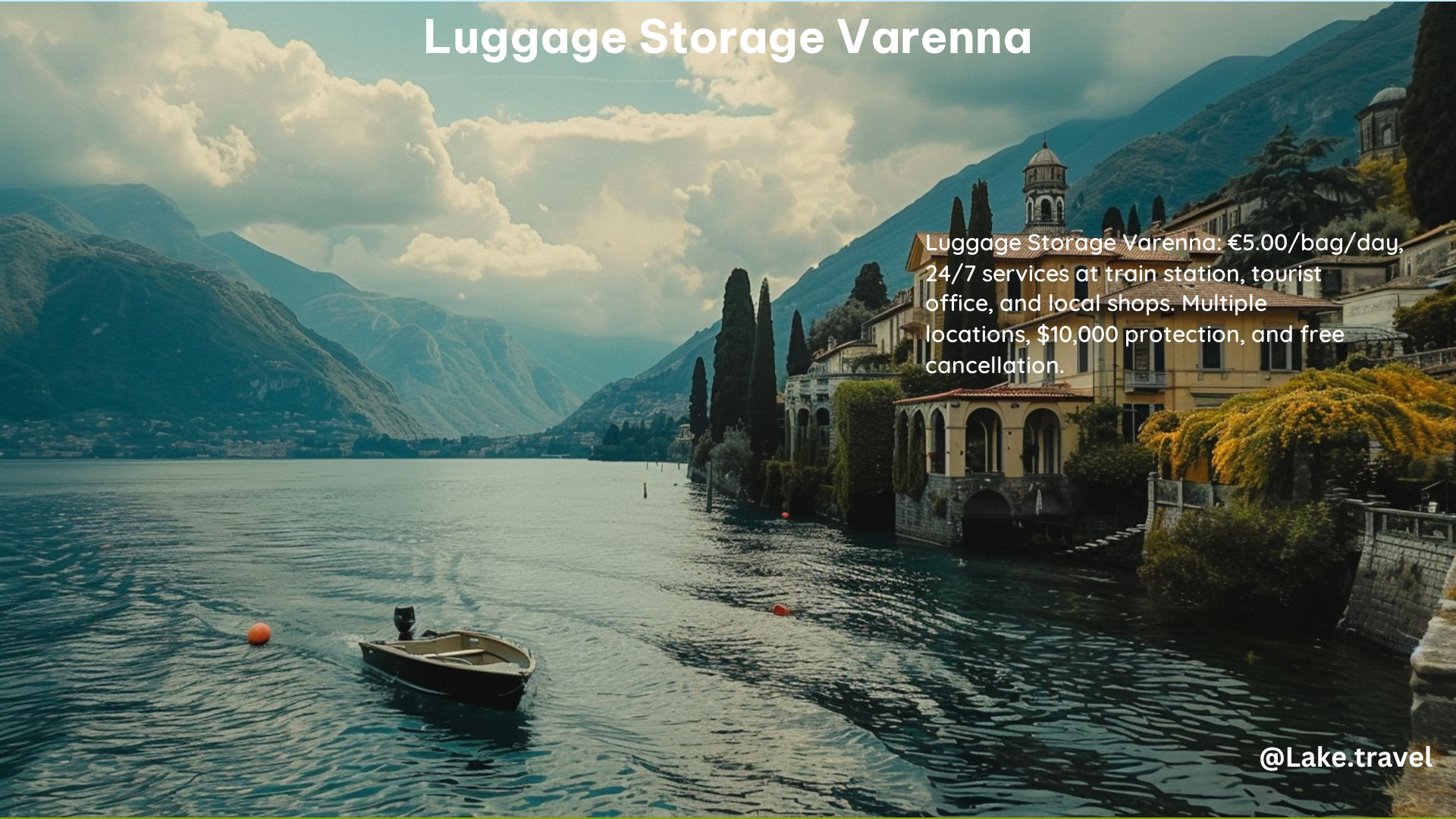 Luggage Storage Varenna