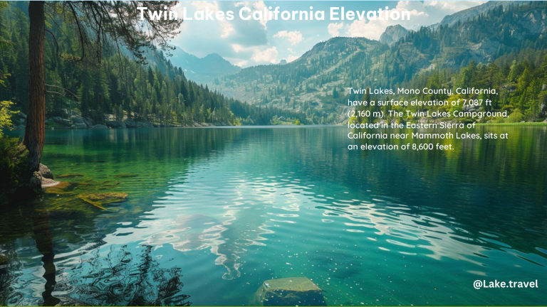 Twin Lakes California Elevation