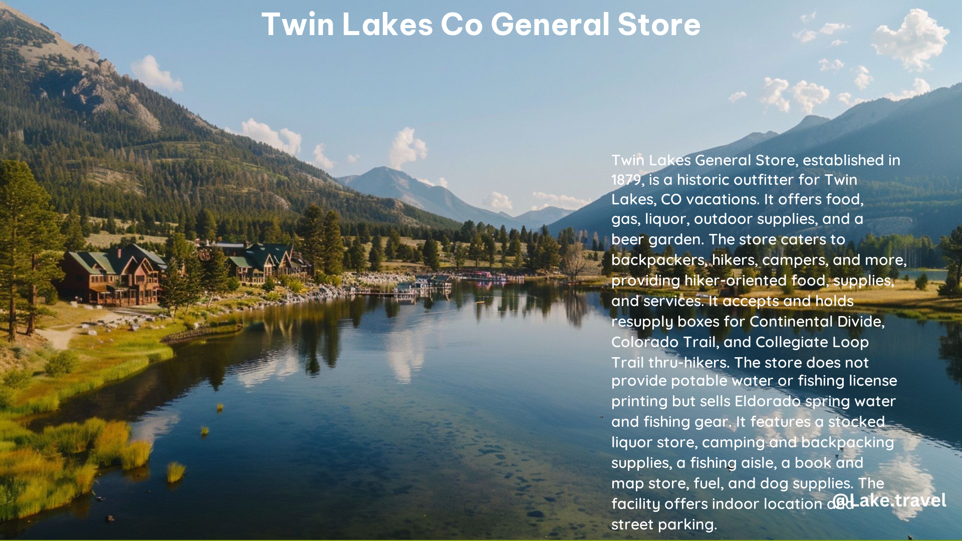 Twin Lakes Co General Store