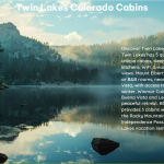 Twin Lakes Colorado Cabins