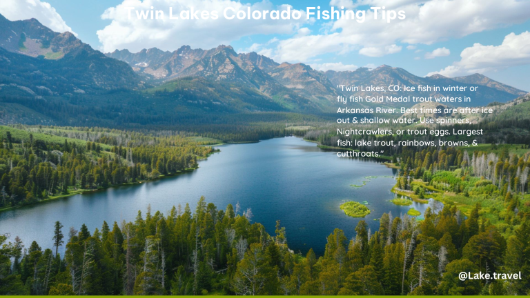 Twin Lakes Colorado Fishing Tips