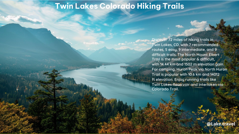 Twin Lakes Colorado Hiking Trails