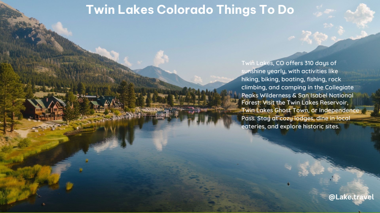 Twin Lakes Colorado Things to Do