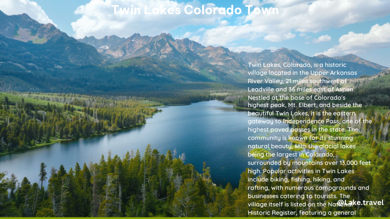 Twin Lakes Colorado Town